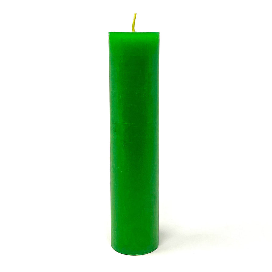 Green Pillar Candle Candle -Shape V380 