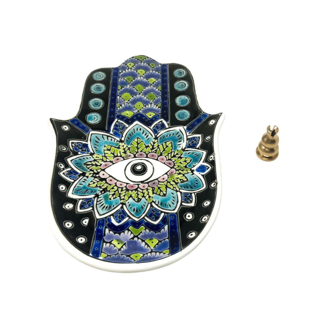 Hamsa Hand Incense Holder House of Intuition Inc 