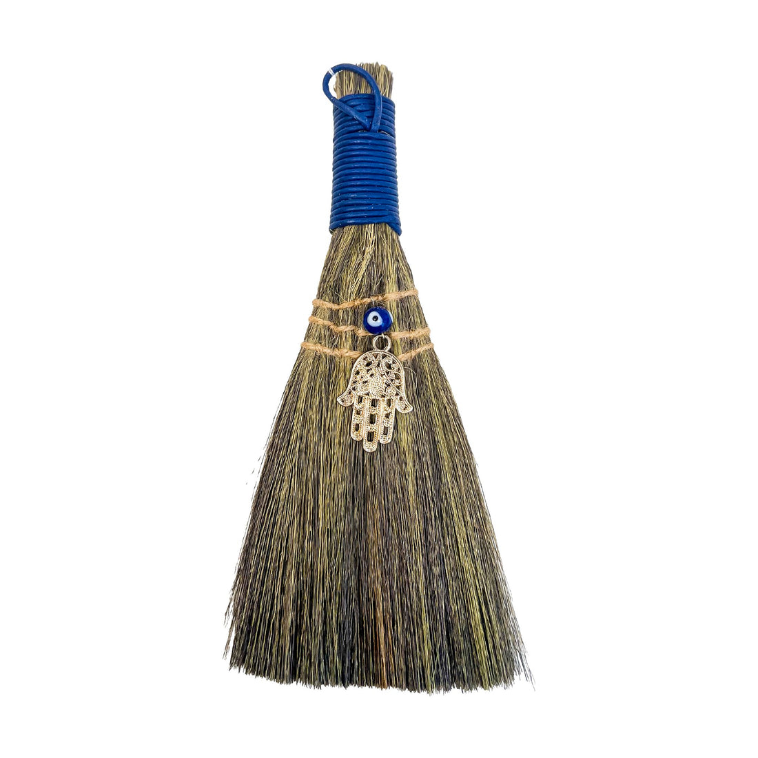 Sacred Wicca Broom - Evil Eye Altar - Broom Whse 
