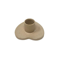 Beige Ceramic Heart Shaped Palo Santo Burner V580 