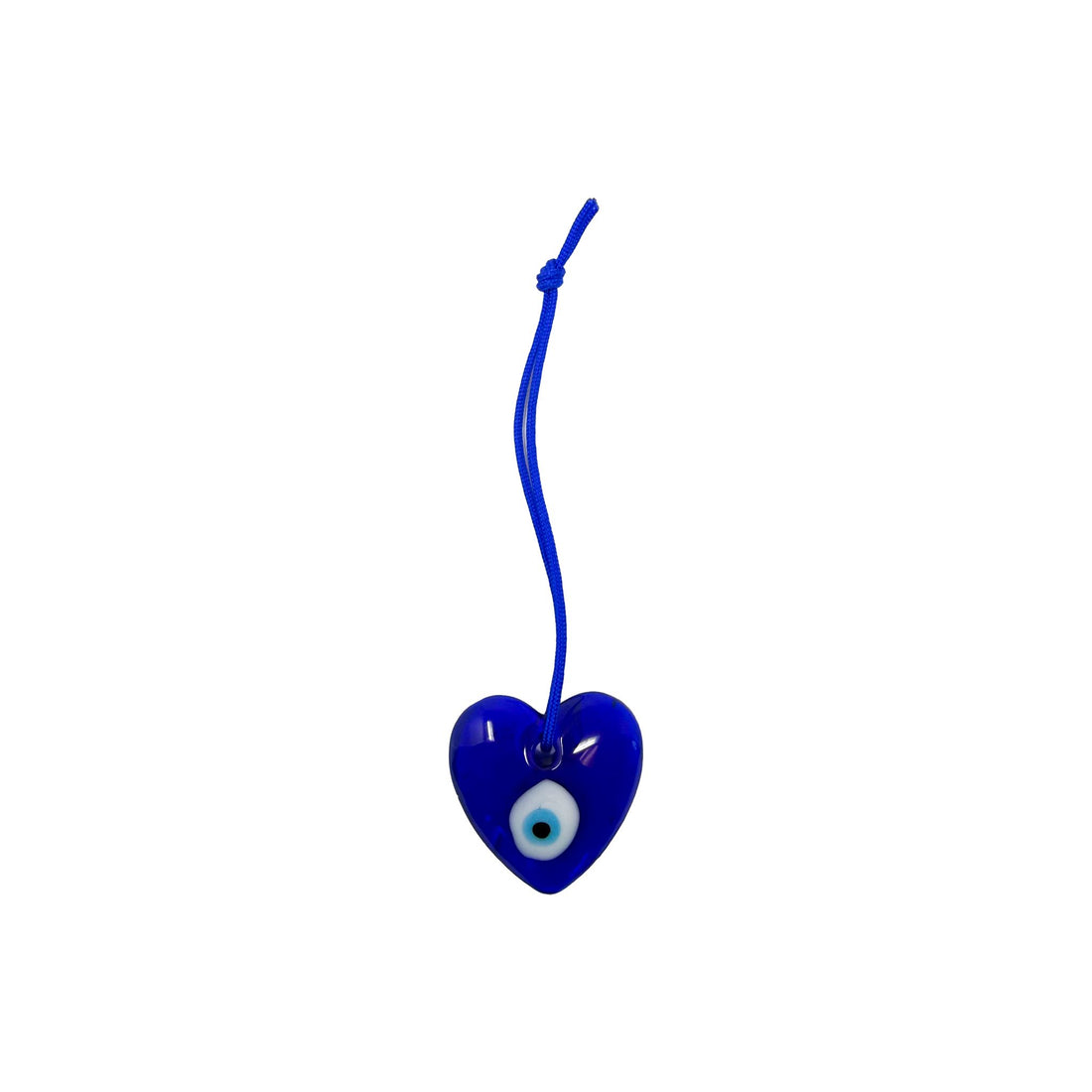 Talisman Charm - Blue Heart Evil Eye Charms & Pendants -Hanging Whse 