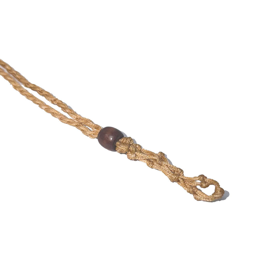 Macramé Crystal Holder Necklace Necklace -Cord WhseD 