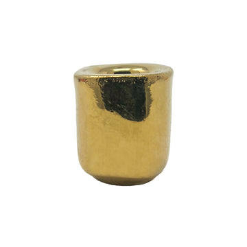Metalic Gold Mini Candle Holder V115 