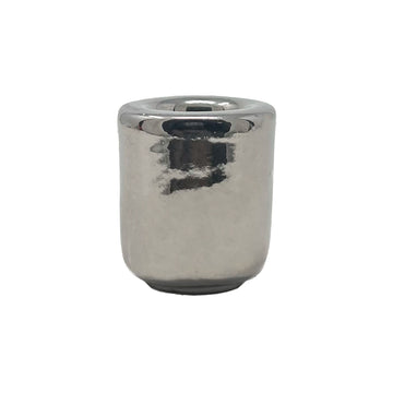 Metalic Silver Mini Candle Holder V115 