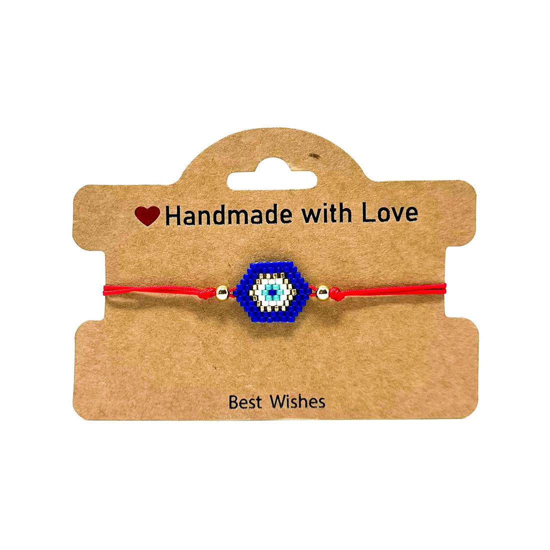 Miyuki Amulet Bracelet - Hexagonal Evil Eye Bracelet -Amulet Whse 