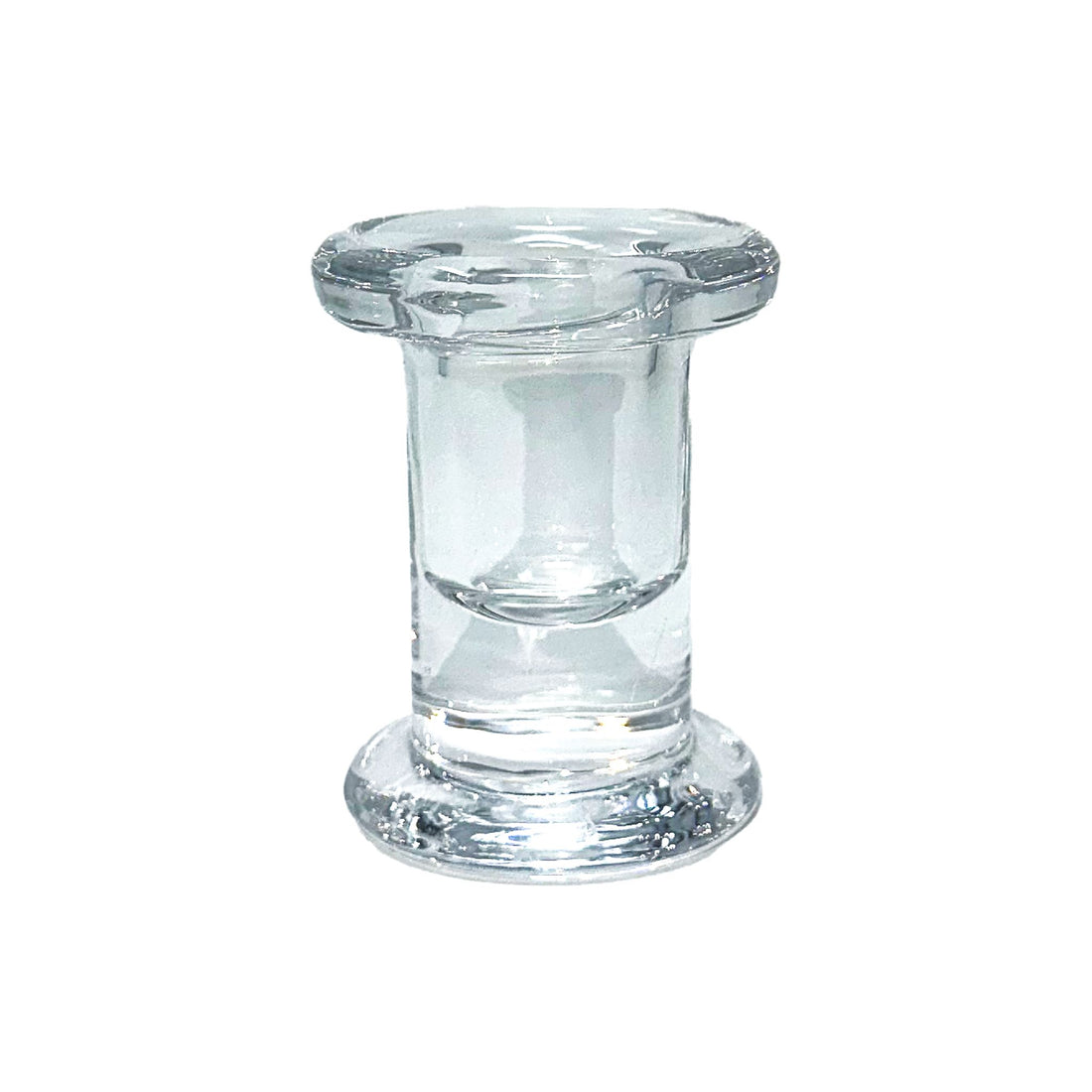 Taper Candle Holder - Glass Modern Candle -Mini Candle Holder Whse 