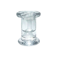 Taper Candle Holder - Glass Modern Candle -Mini Candle Holder Whse 