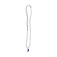 Amethyst Quartz Moon Cord Necklace Necklace -Cord Whse 
