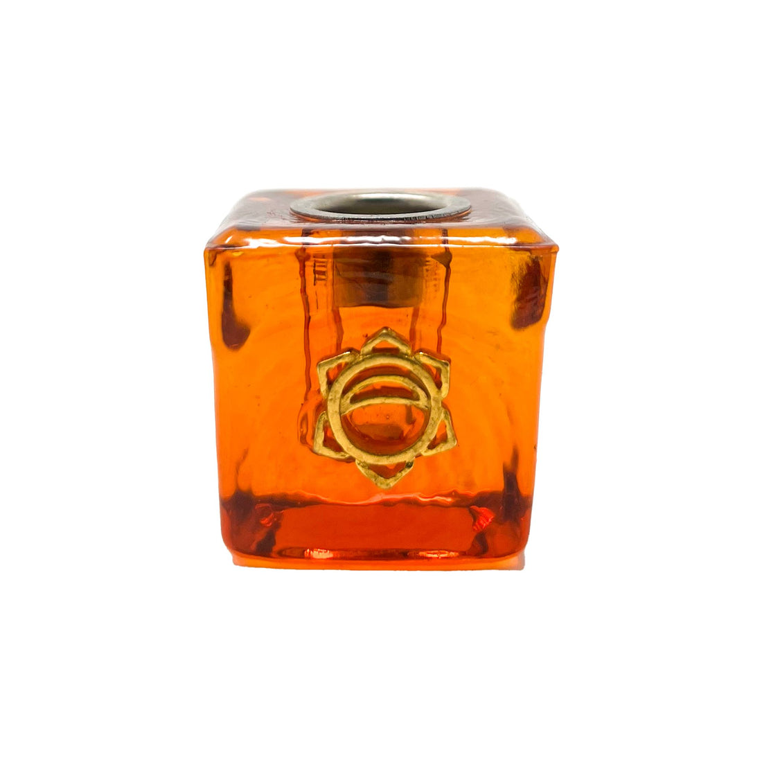 Chakra Mini Candle Holder V115 Sacral "Orange" 