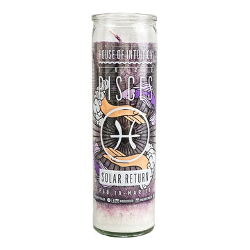 2025 Pisces Solar Return Magic Candle | February 19 - March 20 (Limited Edition) Candle -Solar Return V50 