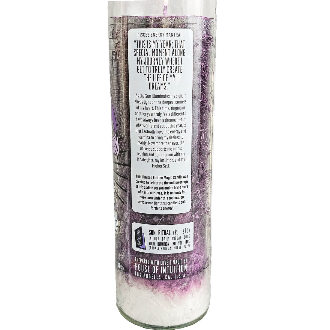 2025 Pisces Solar Return Magic Candle | February 19 - March 20 (Limited Edition) Candle -Solar Return V50 