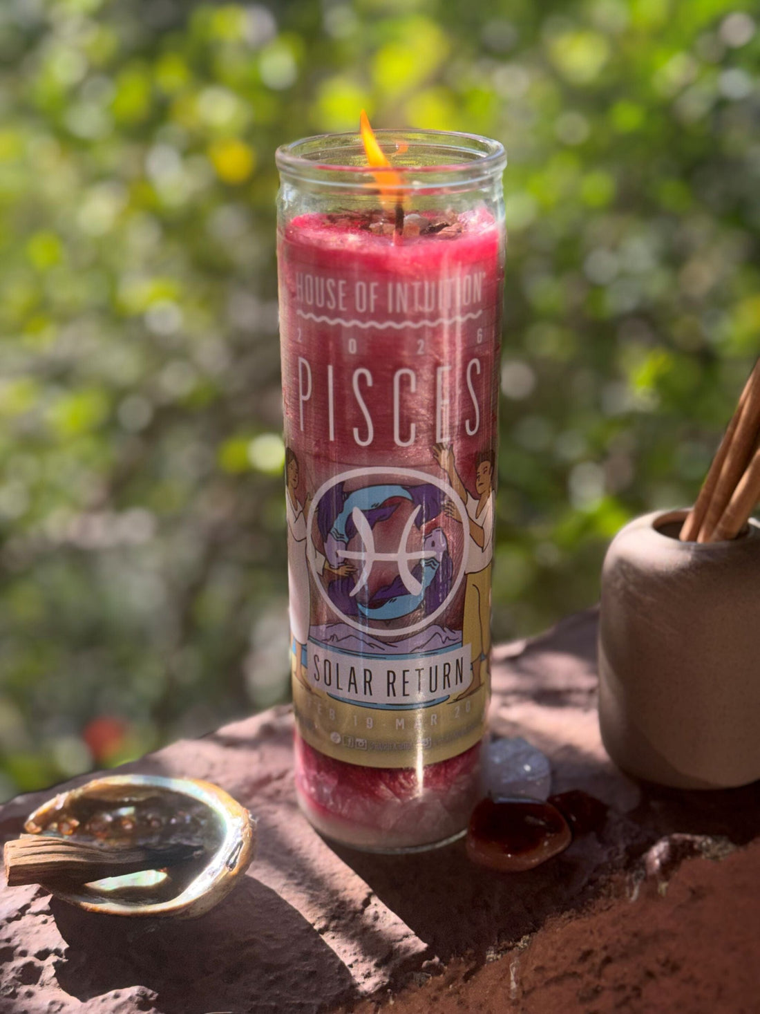 2026 Pisces Solar Return Magic Candle | February 19 - March 20 (Limited Edition) Candle -Solar Return V95 