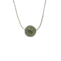 Pyrite Teardrop Necklace (I AM DRIVEN) Necklace -Teardrop V70 