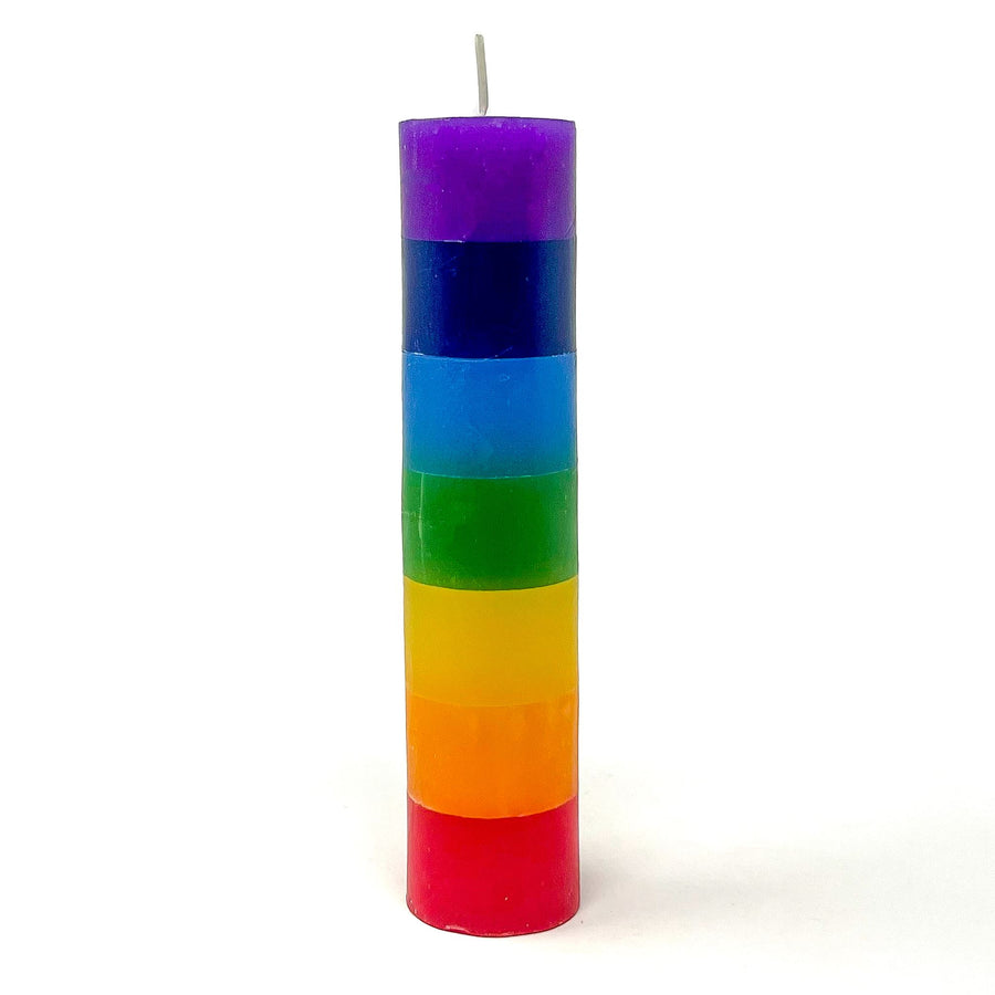 7 Color Pillar Candle Candle -Shape V380 