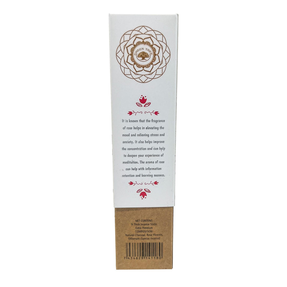 Botanical Incense Stick - Rose and Olibanum Incense & Holders -Incense Stick Whse 