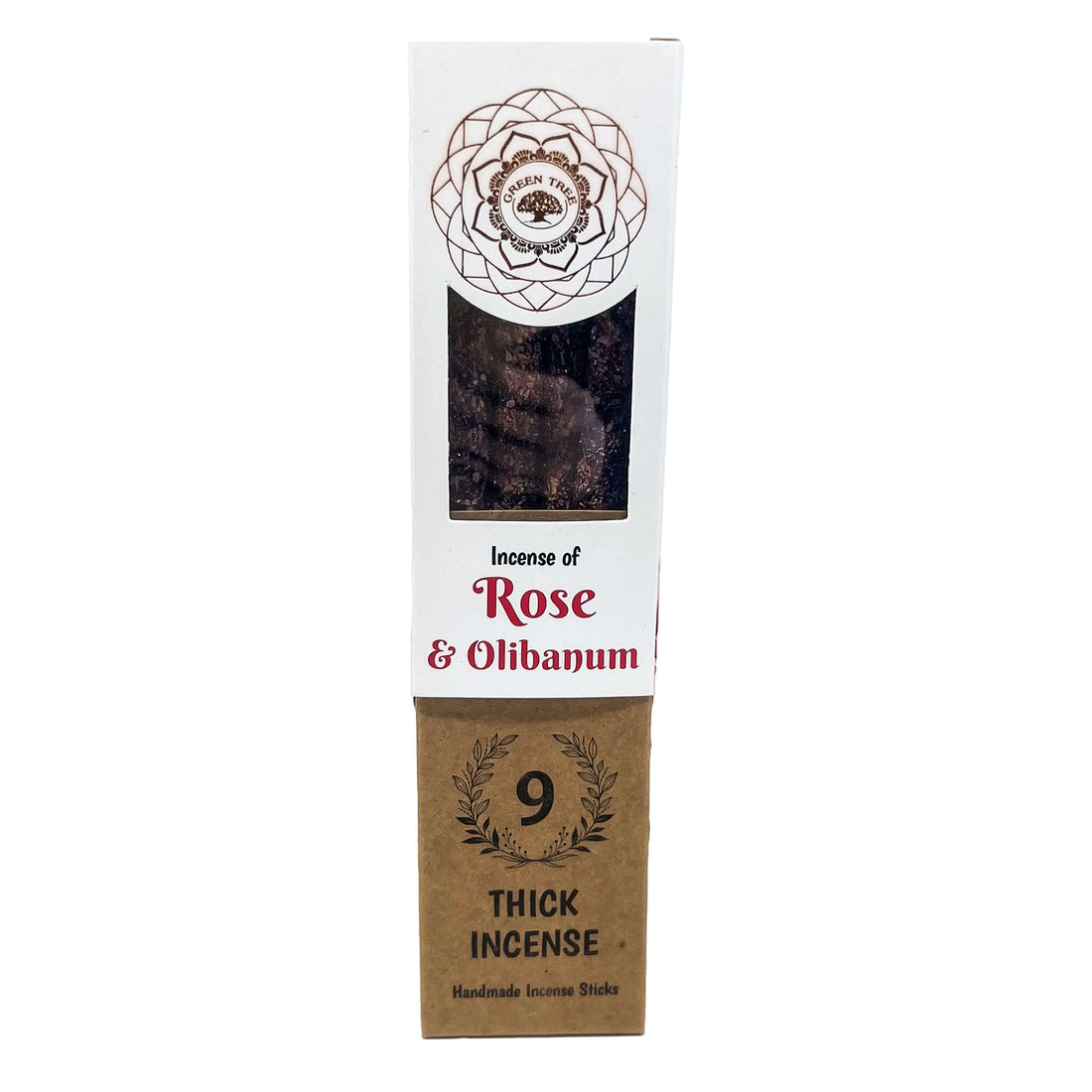 Botanical Incense Stick - Rose and Olibanum Incense & Holders -Incense Stick Whse 