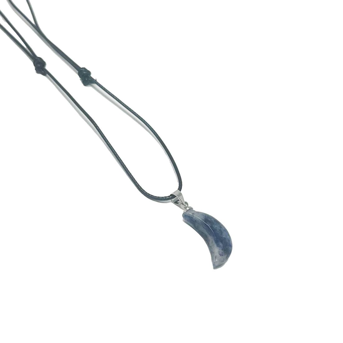 Sodalite Moon Cord Necklace Necklace -Cord Whse 