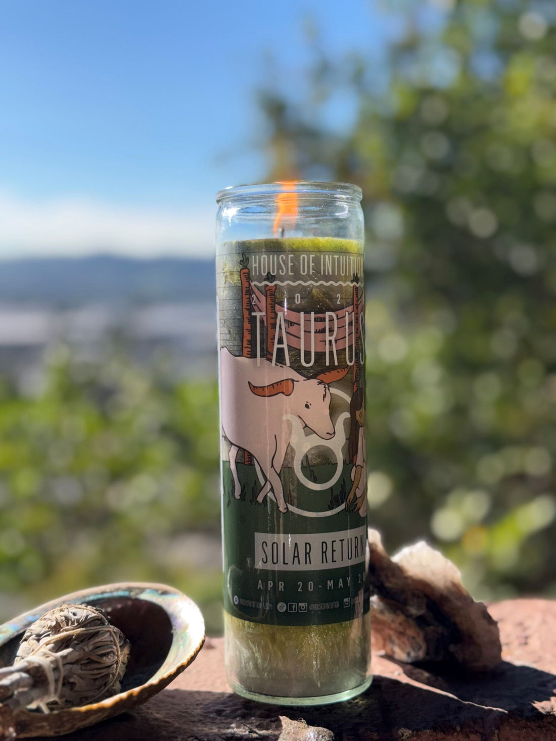 2026 Taurus Solar Return Magic Candle | April 20 - May 20 (Limited Edition) Candle -Solar Return V95 