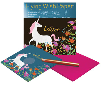 Flying Wish Paper Mini Kit - "UNICORN" House of Intuition Inc 