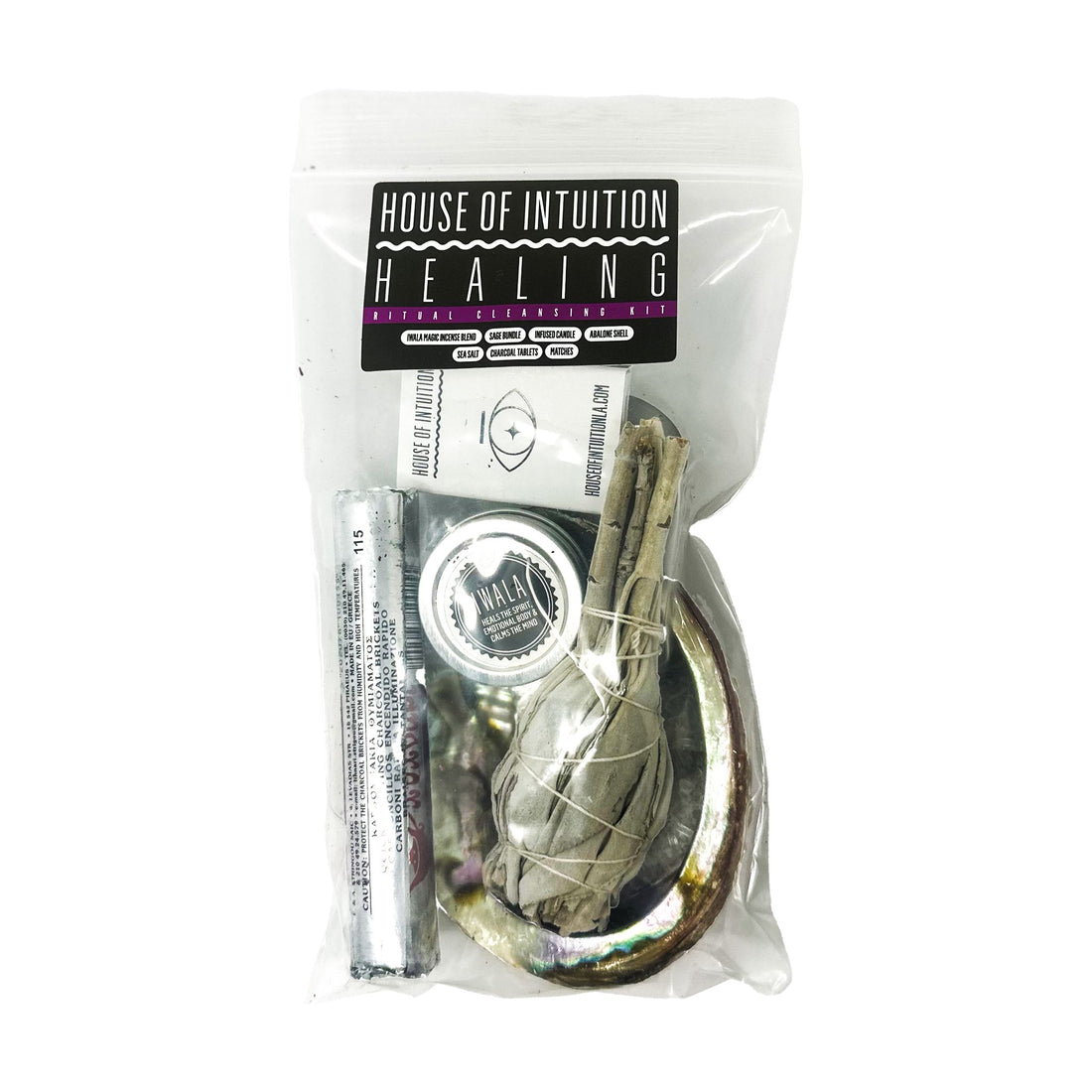 Healing Ritual Cleansing Kit Incense & Holders -Incense V50A 