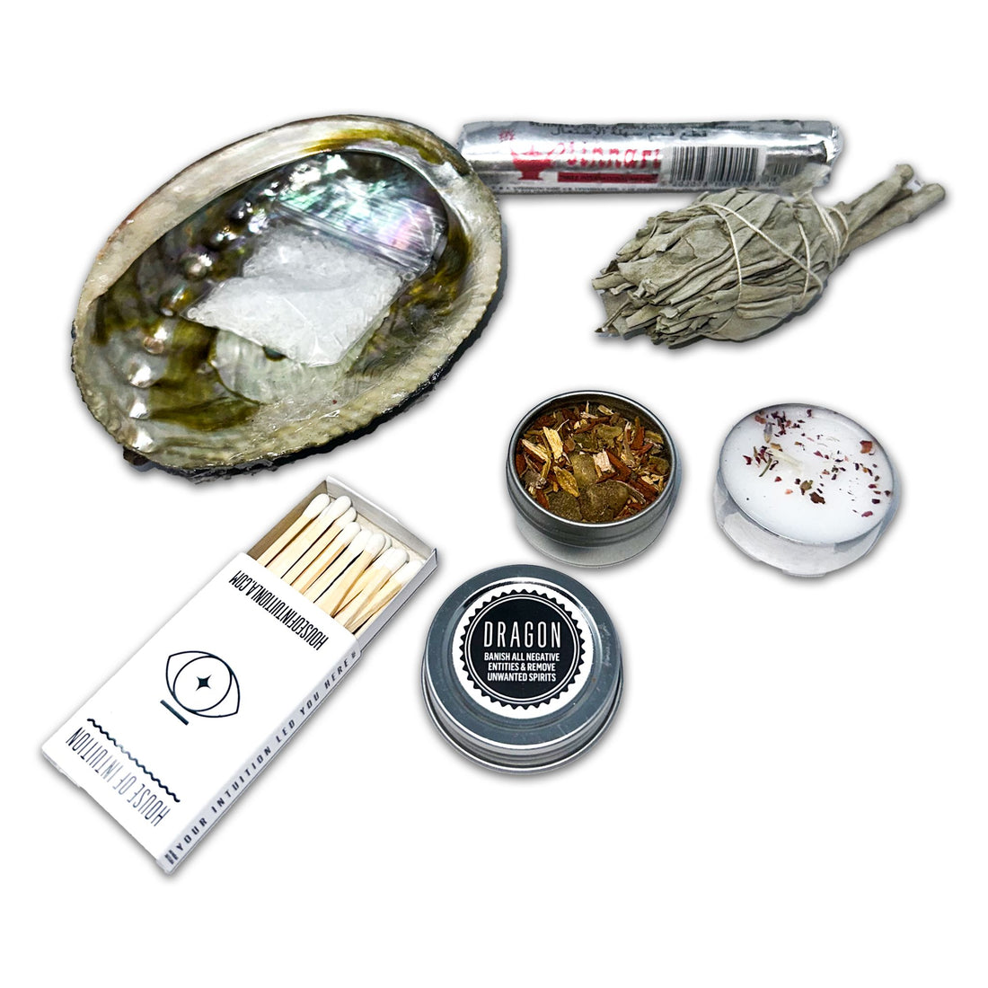 Cleanse & Purify Ritual Cleansing Kit Incense & Holders -Incense V50A 