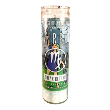 2025 Virgo Solar Return Magic Candle | August 23 - September 22 (Limited Edition) Candle -Solar Return V50 