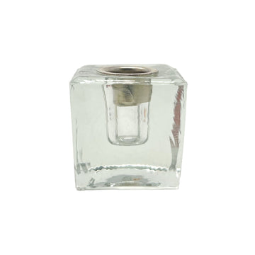 Clear Square Mini Candle Holder V115 
