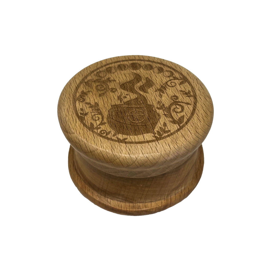 Wooden Herb Grinder - Cauldron Incense & Holders -Herb Grinder Whse 
