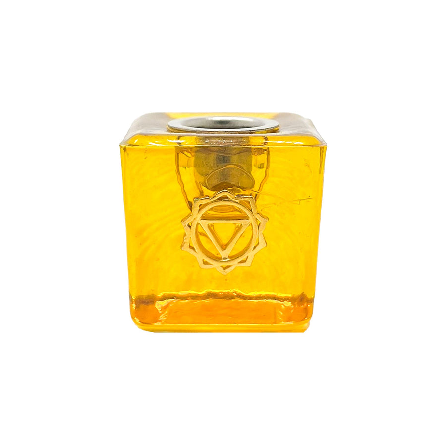 Chakra Mini Candle Holder V115 Solar "Yellow" 