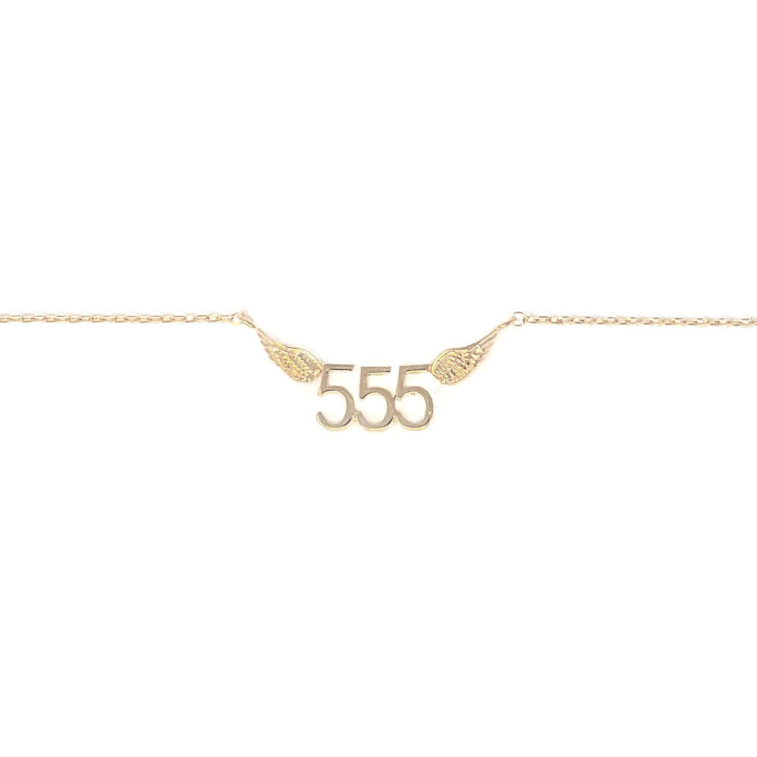 555 Angel Number Necklace (Gold) Necklace Discontinued 
