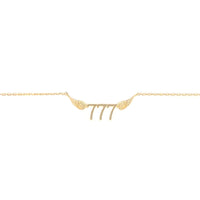 777 Angel Number Necklace (Gold) Necklace Discontinued 