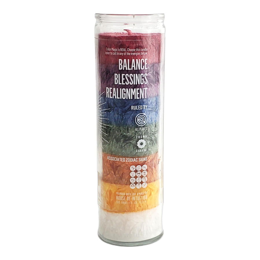 7 Color Palm Wax Prayer Candle Prayer Candles House of Intuition 