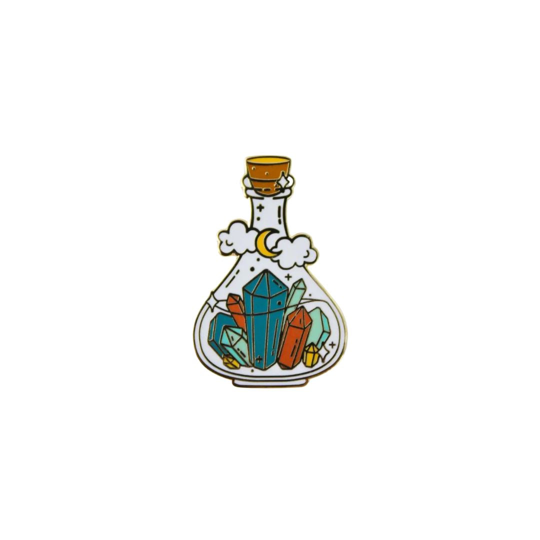 Crystal Potion Enamel Pin Enamel Pin House of Intuition 