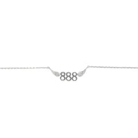 888 Angel Number Necklace (Silver) Necklace Discontinued A. $18.00 