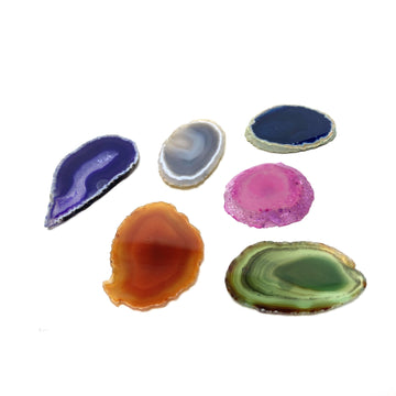 Dyed Agate Slices Agate Crystals 