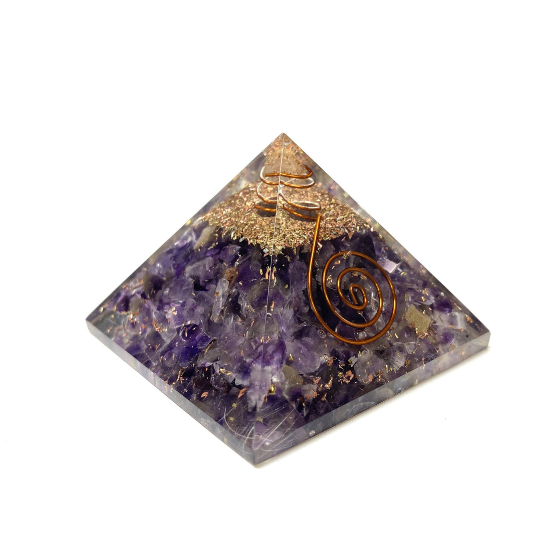 Orgonite Pyramid Orgonite Crystals B. $32 Amethyst 