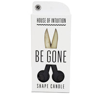 "Be Gone" Symbol Shape Candle Symbol Shape Candle House of Intuition 