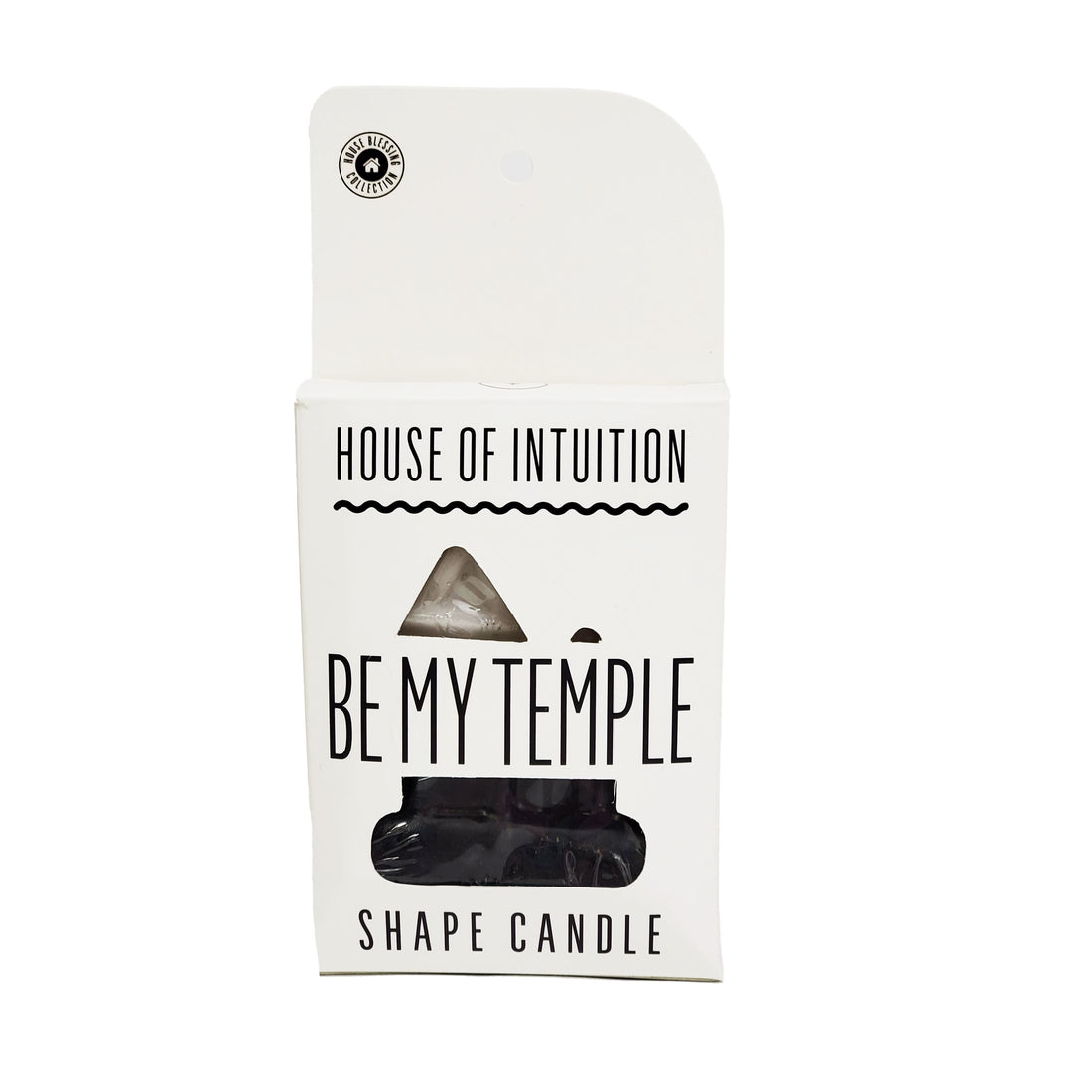 "Be My Temple" Symbol Shape Candle Symbol Shape Candle House of Intuition 