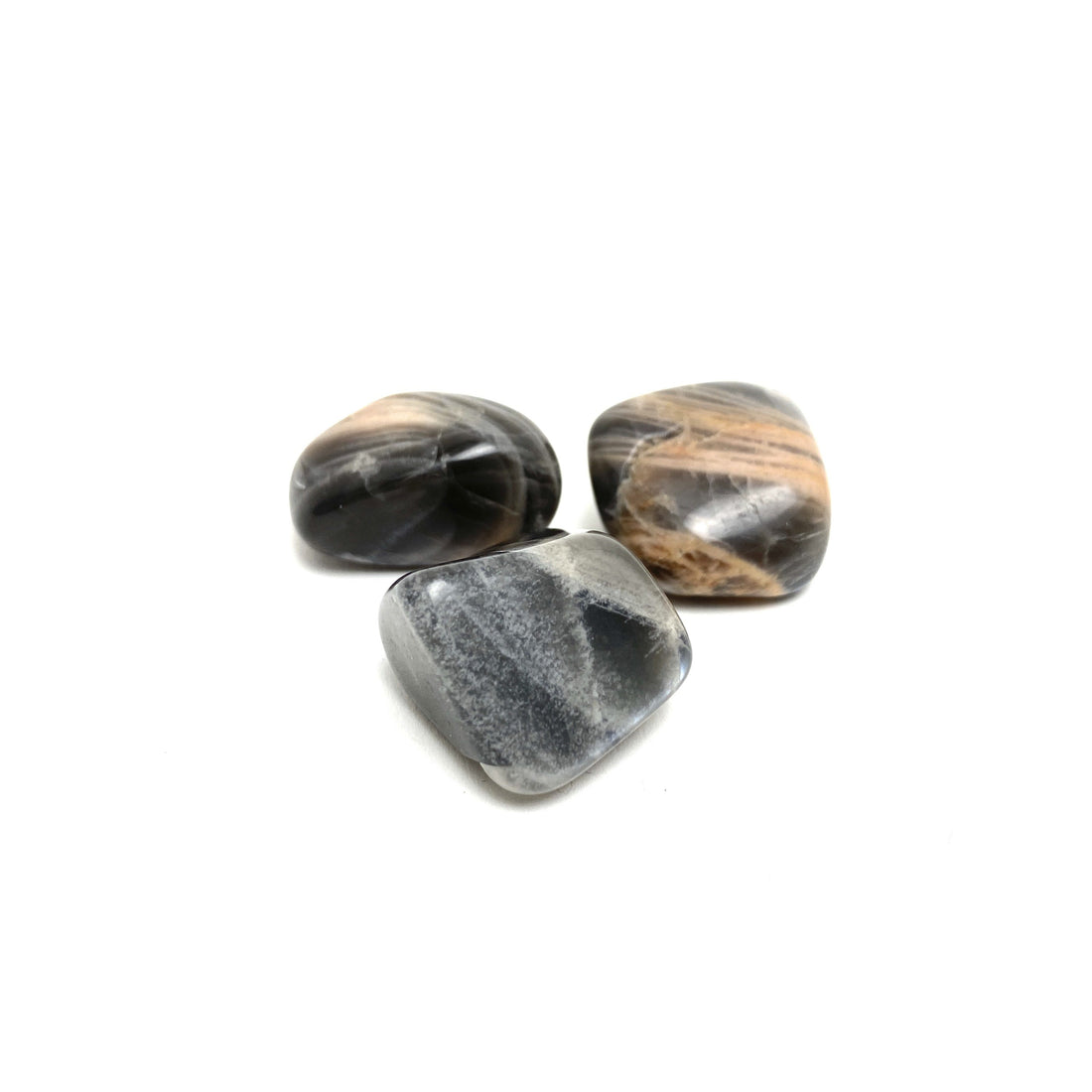 Black Moonstone Tumbles Black Moonstone Crystals 