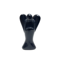 Black Obsidian Carved Angel Obsidian - Black Crystals 