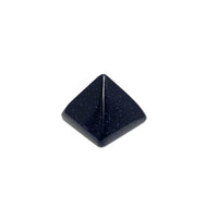 Blue Goldstone Pyramid Blue Goldstone Crystals 