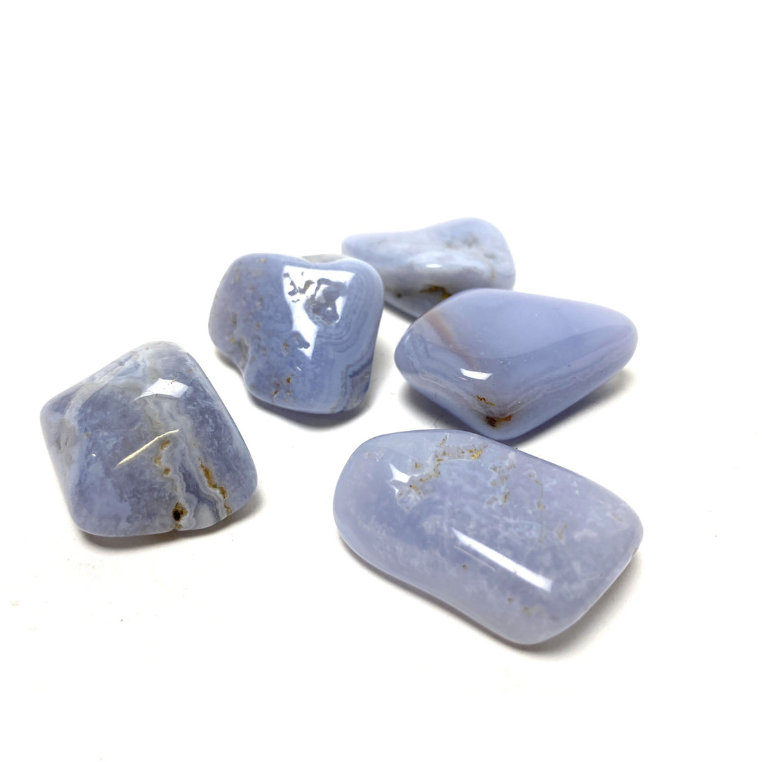 Blue Lace Agate ( aka Blue Storm Agate) Blue Lace Agate Crystals 