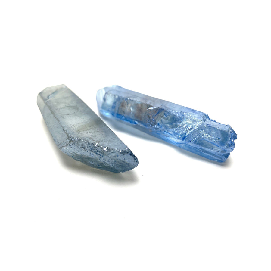 Blue Singing Quartz Raw Point Singing Quartz Crystals A. $14.00 