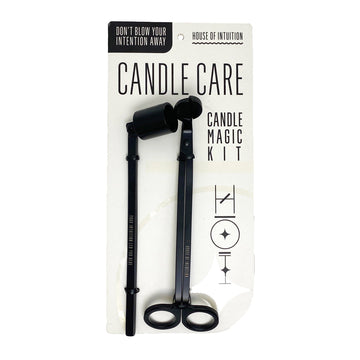 Candle Care Kits Accessories House of Intuition Matte Black Stainless Steel 