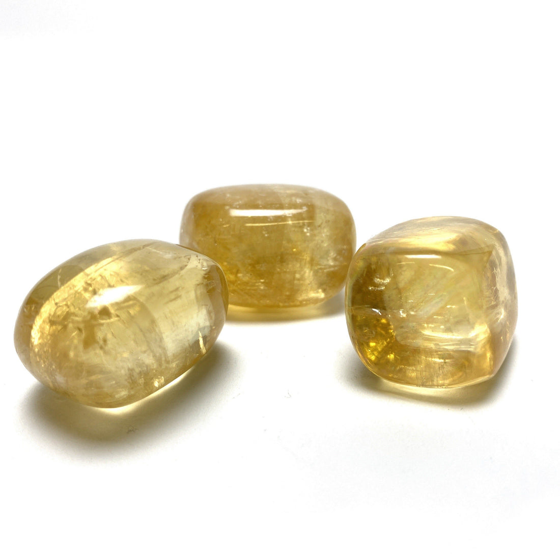 Citrine Calcite Tumbles Citrine Calcite Crystals A. $6.00 