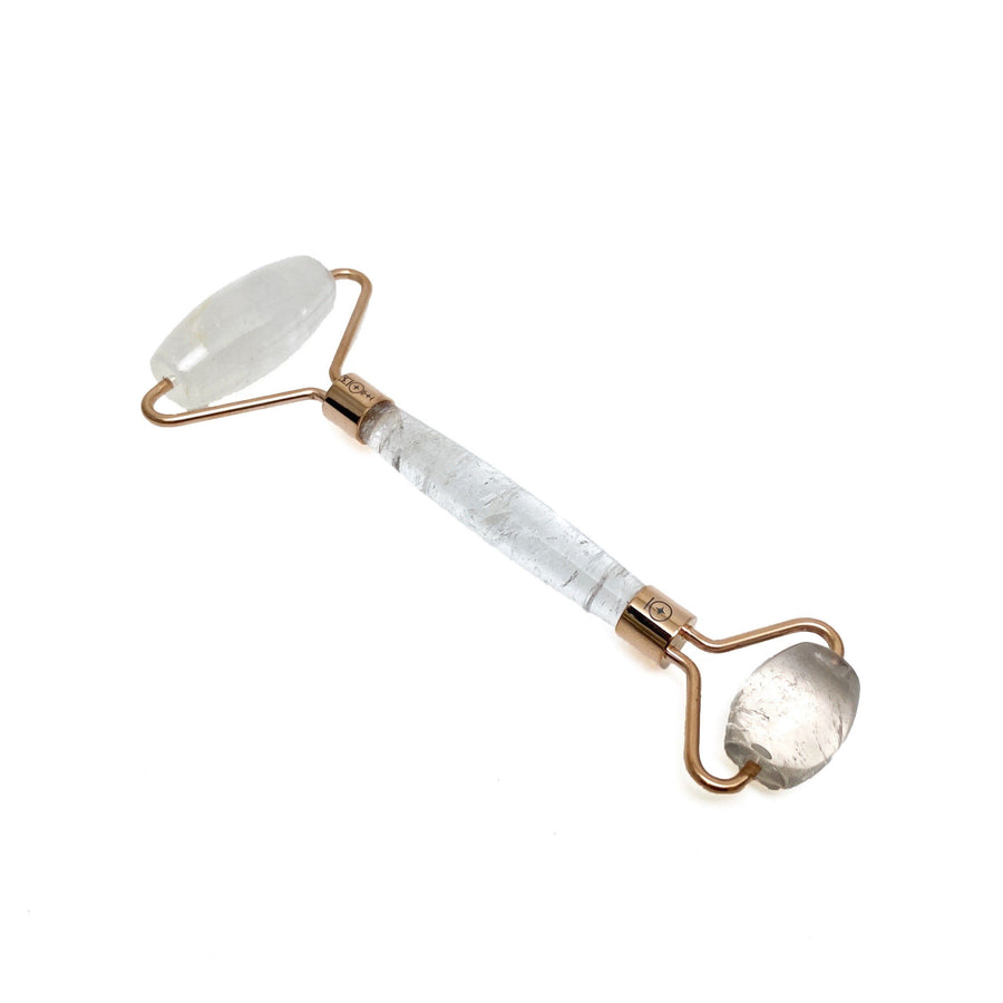 HOI Clear Quartz Crystal Roller HOI Crystal Roller House of Intuition 