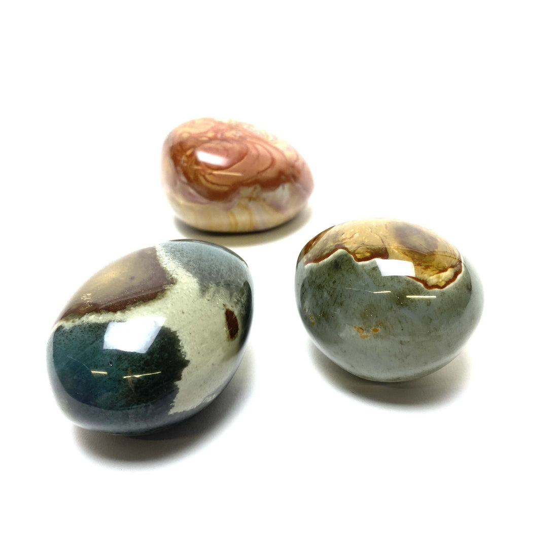 Polychrome Desert Jasper Palm Stone Desert Jasper Crystals A. $16.00 