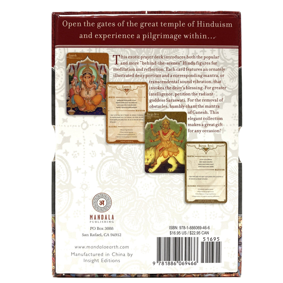 Gods and Goddesses Mandala Wisdom Cards Oracle Cards Non-HOI 