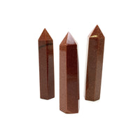 Brown Goldstone Tower Point Goldstone Crystals 