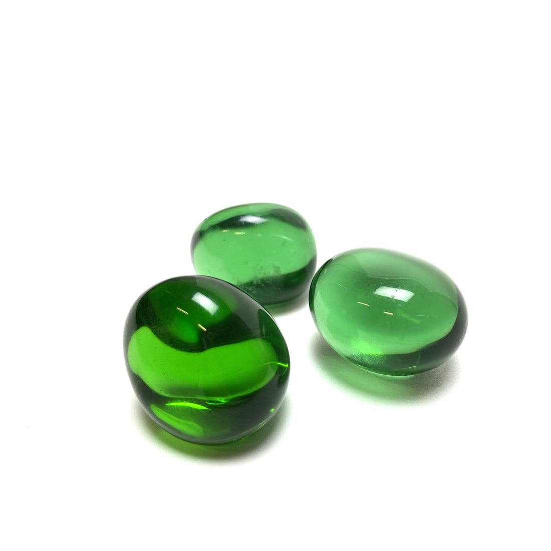 Green Obsidian Tumbles Obsidian - Green Crystals A. $3.00 